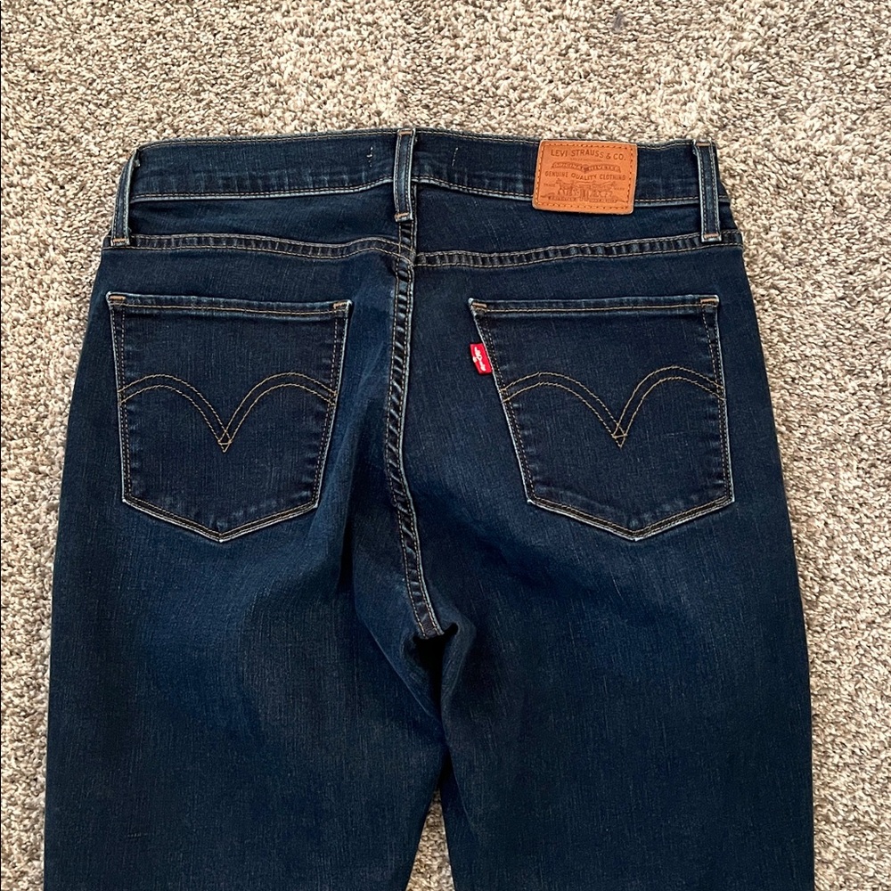 Levi’s Dark Blue Levi’s Curvy Skinny Jeans size 30x30